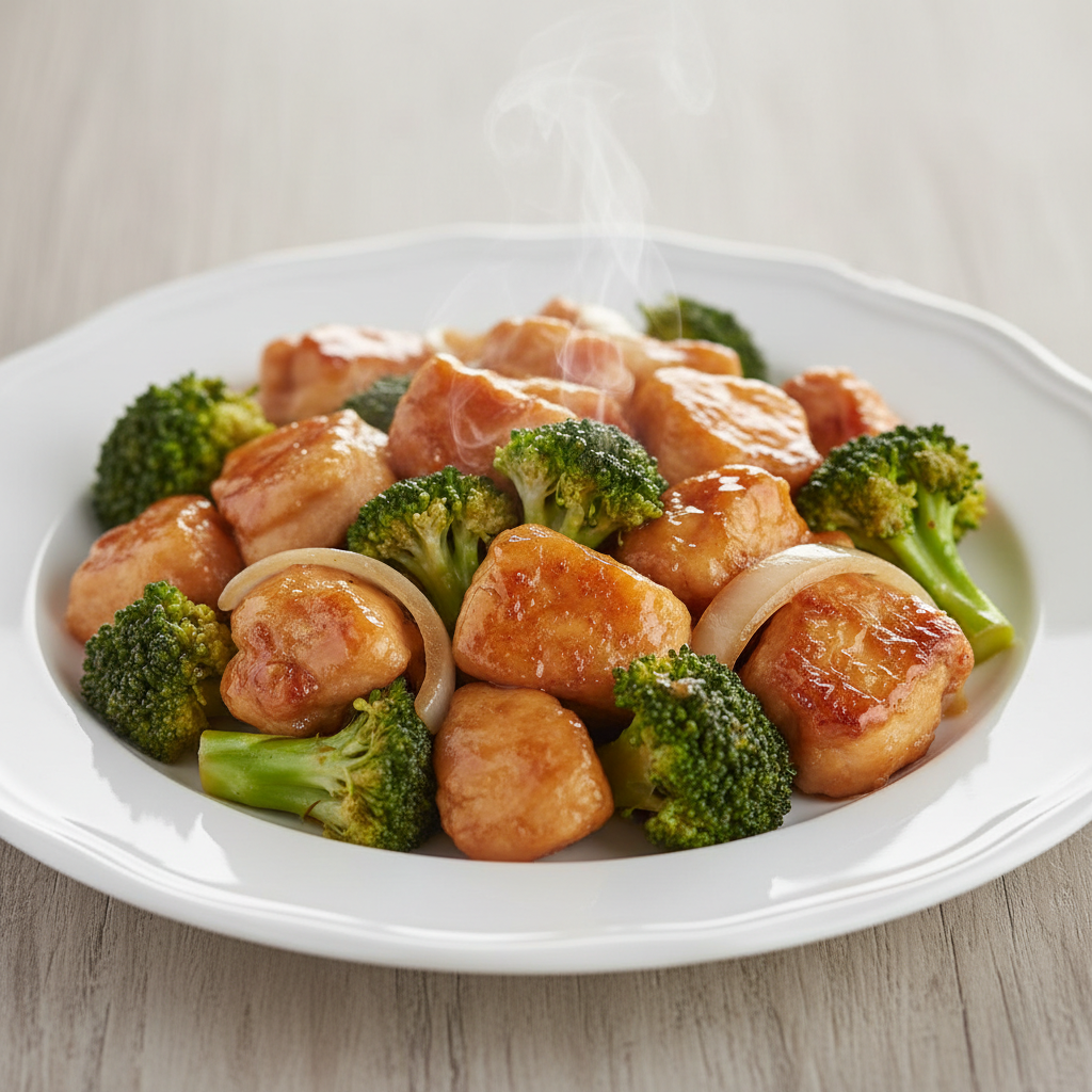 Brzi stir-fry s piletinom i brokulom