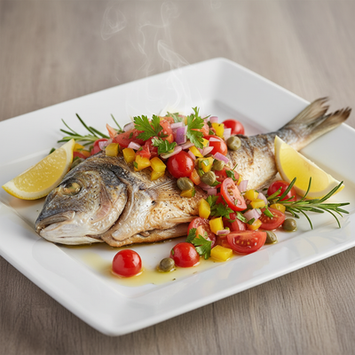 Grillana orada s mediteranskom salsom